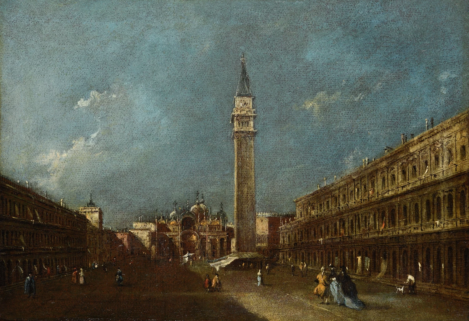 Veduta di Piazza San Marco con la Basilica e il campanile